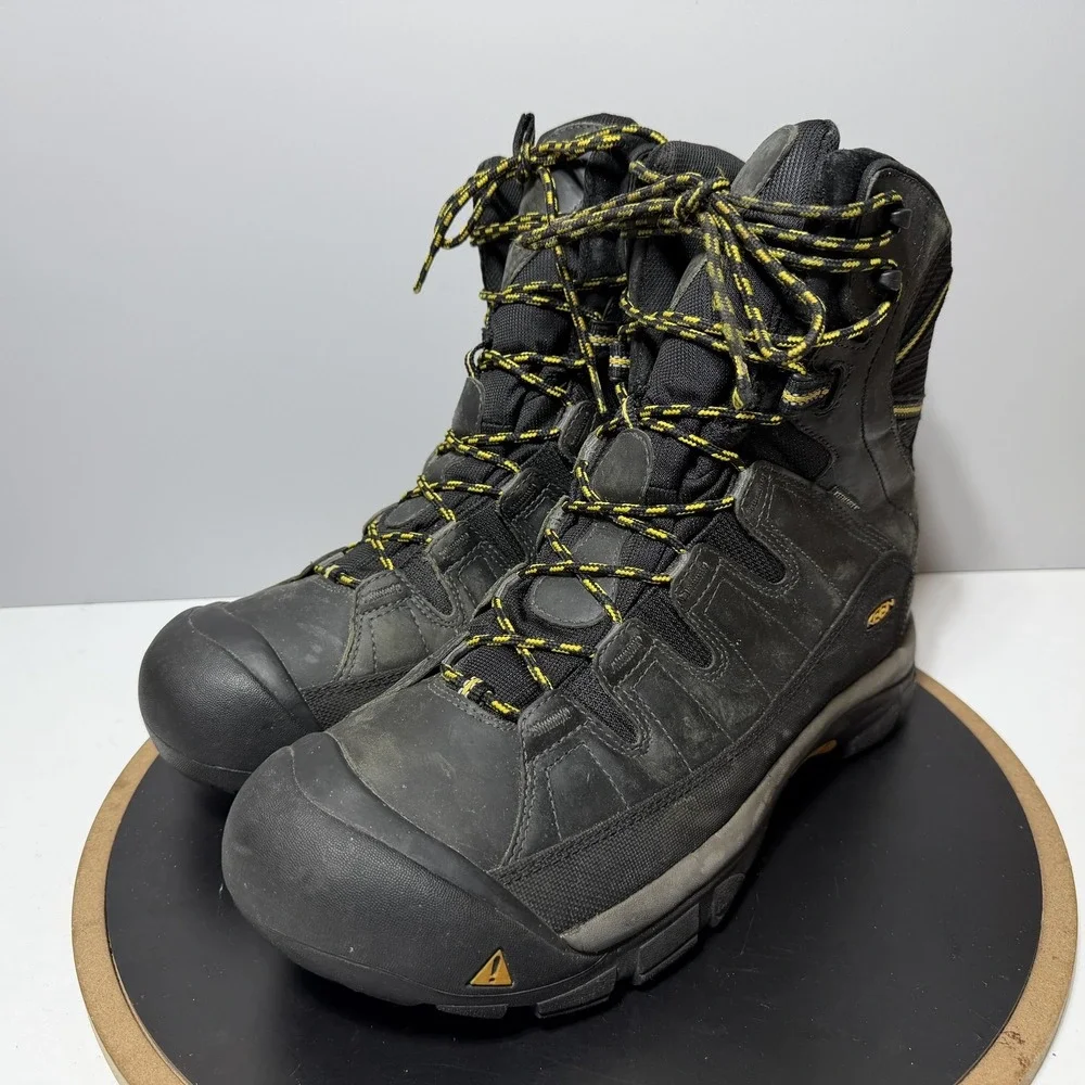 Keen Summit County Boots Mens 13 Black‎ Shellback Insulated Winter Snow Hiking